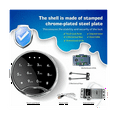 thumbnail image 2 of Safe Lock Replacement Electronic Safe Lock Safe Lock Kit Touch Pad/Keypad with Solenoid Lock 2 Override Keys, 2 of 6