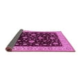 thumbnail image 2 of Ahgly Company Indoor Square Oriental Pink Traditional Area Rugs, 4' Square, 2 of 4
