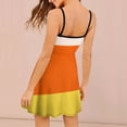thumbnail image 2 of Candy Corn Pattern Slip Dress Dresses For Woman Fairy Dress, 2 of 6