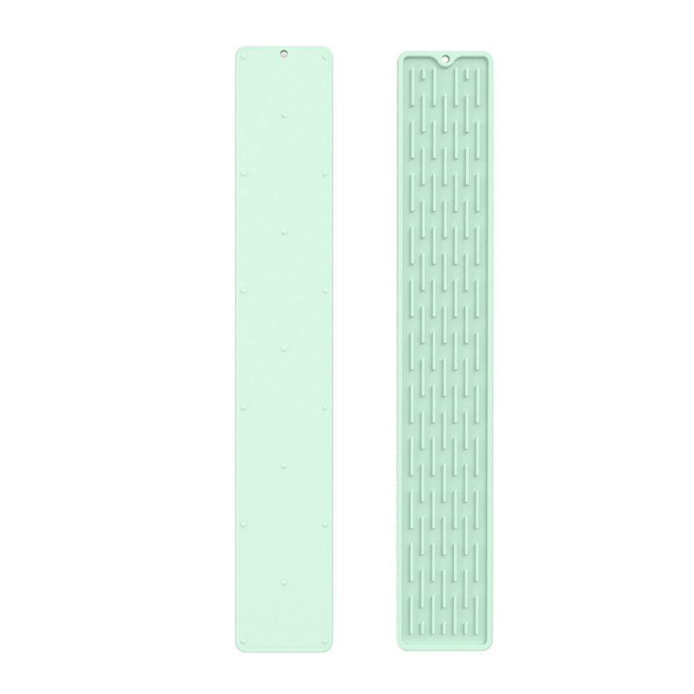 Bathroom Kitchen Bar Soap Holder Stable Not Fade Silicone Sink Long