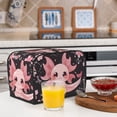 thumbnail image 6 of Yiaed Chibi Axolotl Sakura Fantasy Print Two Slice Bread Machine Cover, Universal Size Kitchen Appliance Cover for Bread Machine,Bread Machine Cover, 6 of 7