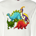 thumbnail image 4 of Inktastic Cute Dinosaurs Long Sleeve T-Shirt, 4 of 5