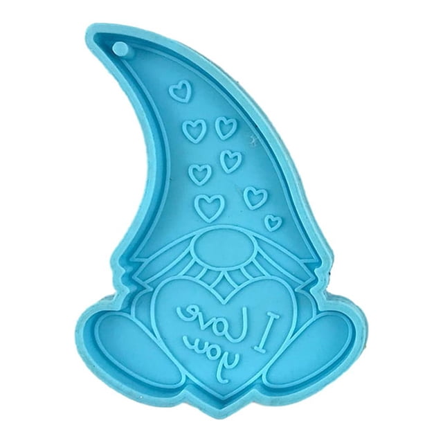 kurtrusly Lightweight Hanging Keychain Casting Molds Handmade Keyring Reusable Resin Mould Decoration Crafts D 1Set