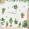 thumbnail image 5 of Decalmile Wall Decals Tree Leaf Plants DIY Wall Stickers Bedroom Living Room TV Wall Door Decor - Style 4, 5 of 6