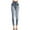 Gray, variant on BiZtdJrK Jean Leggings for Women High Waisted Tummy Control Skinny Stretchy Denim Jeggings Solid Color Tight Fake Jeans Red Free Size