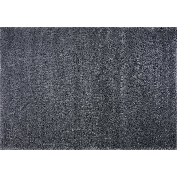 Ladole Rugs Solid Color Shaggy Meknes Durable Beautiful Turkish Indoor Small Runner Rug in Gray, 3x5 (2'7" x 4'11", 80cm x 150cm)