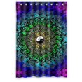 thumbnail image 1 of ABPHQTO Mandalas para colorear Yin Yang Cortina de ducha Cortina de ducha impermeable 120x180 cm, 1 of 2