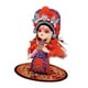 thumbnail image 5 of Estatua de muñeca china, manualidades decorativas para el hogar, adorno de mesa, escultura de estilo chino para centros de mesa, estantería y oficina Mulán, 5 of 8