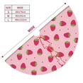 thumbnail image 3 of Yiaed Strawberries Print Christmas Tree Skirt , Tree SkirtsTree Mat for Christmas Winter Holiday Indoor Decorations-36", 3 of 7