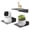Black, variant on NUAHRHY 3Pcs Mini Floating Wall Shelf Adhesive/Screw Mounting Small Acrylic Wall Display Shelf Space Saving for Small Figurine Photo Frame Clock Plant