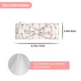 thumbnail image 3 of Wukai Poodle Dog Print Baby Bow Headband for Newborn Infant Baby Toddler Girls, 3 of 5