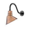 thumbnail image 2 of Millennium Lighting  10" Angle Shade with 15" Gooseneck in Multiple Finishes Satin Black Black Satin, 2 of 5