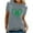 Gray, variant on Puntoco Short Sleeve Women Tops ,Womens St Patrick'S Day T-Shirt Love Heart Shirts Short Sleeve Valentine'S Day Crewneck Colorful Heart Graphic Tees Tops White 10(XL)