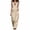 Khaki, variant on Womens Two Piece Sleeveless Pant Set V Neck Tank Top Matching Wide Leg Trouser Set Casual Dressy Outfits for Spring Summer