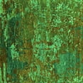 thumbnail image 1 of Ahgly Company Indoor Square Oriental Green Industrial Area Rugs, 8' Square, 1 of 4