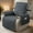 DARKGREY, variant on 100% Waterproof Recliner Cover - Recliner Cover with Non-Slip Granule, Recliner Chair Covers with Elastic Band, Recliner Chair Covers for Reclining Chair