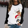thumbnail image 2 of DPTALR Noël Femmes Décontracté Manches Longues Imprimé Sweat-Shirts Tops, 2 of 7