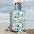 thumbnail image 7 of Susaid Colorful Dog Print Elastic Washable Suitcase Cover with Hidden Zipper, Fits 18-32 Inch Luggage for Protection During Travel-Medium, 7 of 7