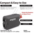 thumbnail image 5 of Gogogo Sport Vpro Golf Rangefinder with Slope, 1000 Yards Range Finder for Hunting, 5 of 8