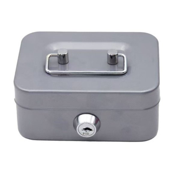 Metal Small Storage With Lockable Cover Key Lock Organizer For Kids Cute Toys With Handle For Home Foam Cubes for Kids Games for Kids 3-5 for Kids 5-7 Board Game for Girls 4 Years Old Kids Rain Stick