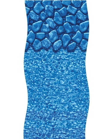 swirl boulder overlap liner swimming ground above pool round zoom