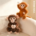 thumbnail image 4 of Punch Monkey Plush, 9 Inch Orange Monkey, Monkey Toy, Monkey Stuffed Animal, Cute Plush, Stuffed Monkey Plush, Super Soft Pillow Hugging Cushion, 4 of 7