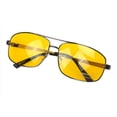 thumbnail image 2 of Minnieouse Gafas de conducción Gafas de sol con almohadilla nasal de silicona resistente a los arañazos ajustable Gafas protectoras retro Alta claridad Type3 NO3 Minnieouse YJ0020, 2 of 6