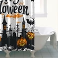thumbnail image 4 of Shower Curtain for Bathroom Evil Pumpkin Bat Happy Halloween Black Dead Tree Shower Curtains Durable Modern Bath Curtain Hooks Included,72x72Inch, 4 of 5