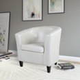 thumbnail image 2 of CorLiving Antonio Bonded Leather  Tub Chair, 2 of 4