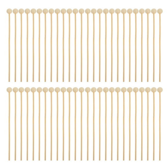 OULII 200Pcs Rock Candy Sticks with Ball for Professional Users in Large Events 1.97X0.59X0.39in