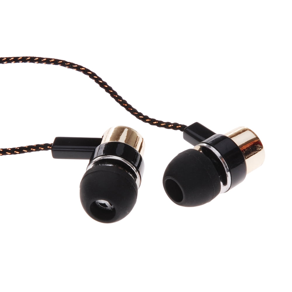 Mistaha 1.1M Reflective Fiber Cloth Line Noise Isolating Stereo In-ear Earphone Earbuds Headphones with 3.5