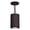 Bronze, variant on Wac Lighting Ds-Pd08-F Tube 1 Light 7-7/8" Wide Integrated Led Outdoor Mini Pendant -