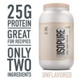 thumbnail image 2 of Isopure Zero Carb Unflavored 25g Protein, 100% Whey Protein Isolate, Keto Friendly Protein Powder, No Added Colors/Flavors/Sweeteners, GMO Free, 3 Pound (Packaging May Vary), 2 of 7