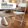 thumbnail image 7 of Alvantor Folding Chairs, 4/6/10-Pack White Indoor Outdoor Stackable Portable for Events, Offices, Weddings, 7 of 7