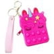 thumbnail image 1 of Push Bubble Coin Purse Bag Squeeze Sensory Toy Kit antiestrés (rosa) Likrtyny juguetes de los niños, 1 of 7
