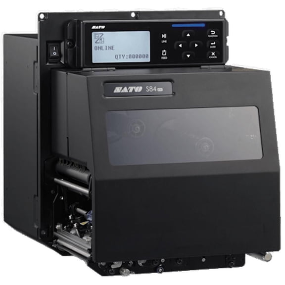 Restored SATO S84-ex Print Engine Thermal Label Printer WWS831801 RH 203dpi Industrial Barcode & Label Printing Solution (Refurbished)