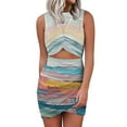 thumbnail image 1 of Finding Shells At The Beach Back Lacing Backless Dress Square Neck Dress Fashion Printed Dress 6Xl Beach Shells Shelling Ocean, 1 of 5