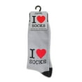 thumbnail image 2 of ARCHIE MCPHEE I Love Socks Men's Socks with Heart in Gray and Black, 2 of 2