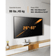 thumbnail image 3 of Soporte De Pared Para Tv/monitor Elived 26-65 Pulgadas Belug, Negro, 3 of 5