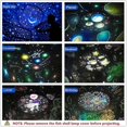 thumbnail image 3 of Diseño De Control Remoto Submarino Cielo Estrellado Dormitorio Giratorio Led Proyector En Forma De Pez De La Suerte, Luz Nocturna Para Niños, Cielo Estrellado De Color Nocturno Par, 3 of 5