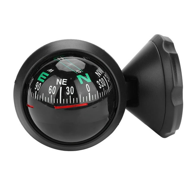 Car Boat Compass, Adjustable Electronic Night Vision Car Compass, Compass Mounting Bracket for Boat Marine Boat Truck