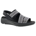 thumbnail image 2 of Drew Sutton Women Sandal In Black/silver Combo, 2 of 7