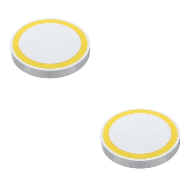 Inteprter Wireless Charger Portable Round Replacement Universal Smart Chargers Tablet Indicator Fast Charging Phone Light No.05 2Conjunto