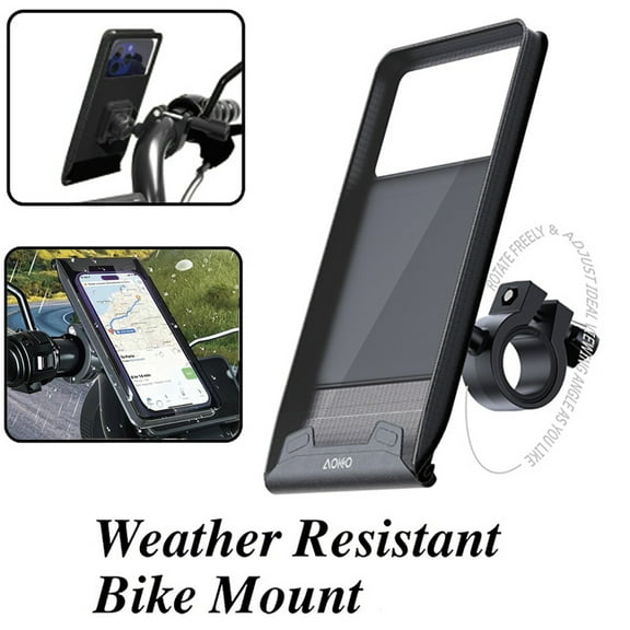 Universal Weather Water Proof Phone Holder Bike Bicycle Mount