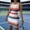*Watermelon Red, variant on ClodeEU Women's Stretch Sleeveless Crewneck Striped Dress ,Casual Slim Midi Dress Sky Blue,Womens Plus XL