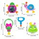 thumbnail image 3 of Sonajeros VISALY para recién nacidos, juguetes para los dientes del bebé, divertidos juguetes de plástico para sonajeros, juguetes para bebés, juegos de sonajeros para bebés con sonajero para bebés,, 3 of 8