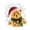 Bear, variant on MYUNNIL Crystal Christmas Break‑In Window Decal, 3D Shattered Glass Illusion Santa Claus Pattern Window Sticker, Removable Novelty Sparkling Decoration for Home Window Display