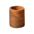 thumbnail image 2 of LSLJS Porte-Stylo en Rotin for Desk, Porte-Crayon Tissé for Desk, Organiseur de Stylos for Desk Bureau École, Gobelet Multifonctionnel pour Stylos, 3,9 Pouces x 3,1 Pouces, School Supplies, 2 of 7