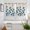 Blue Beige, variant on Navy Blue Floral Kitchen Curtains Window Panels, Spring Flowers Butterflies Wooden Insulated Window Treatment Curtain, Grommet Curtains for Bedroom/Living Room/Bathroom, 2 Piece 52"Wx45"L