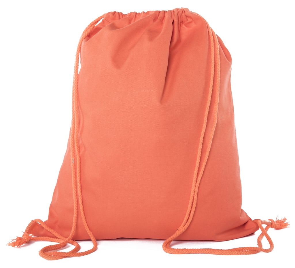 MultiPurpose 100 Cotton Canvas Drawstring BackpacksWholesale Heavy